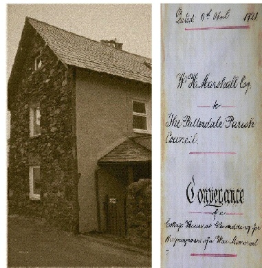 Memorial Cottage Glenridding